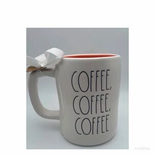 NEW Rae Dunn Gilmore Girls Luke's Diner Diner Mug “Coffee Coffee Coffee” Mug